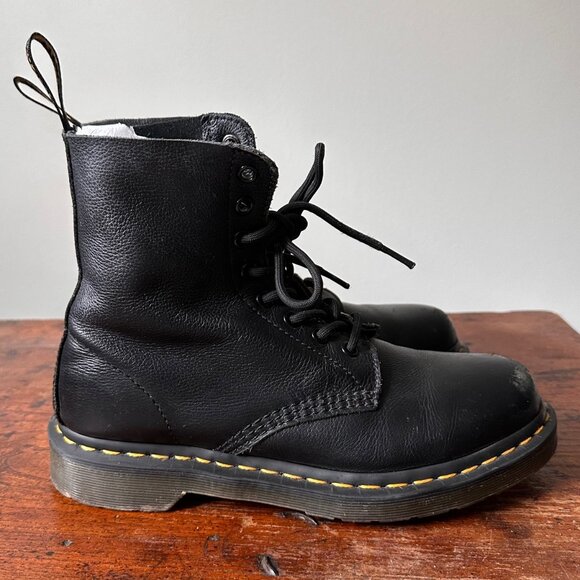 Dr Martens - Womens Pascal Leather Boots - Size 8 - Black - Picture 3 of 6